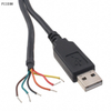 TTL-232R-3V3-WE/TTL-232R-5V-WE Cable adaptador serie USB a TTL con controlador integrado, 3,3 V, 5 V, extremo de cable