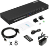 Conmutador KVM HDMI 4K UHD personalizado de 16 puertos