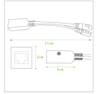 MikroTik RBGPOE Conexión Gigabit de fábrica con línea divisora ​​pasiva POE 9-48V Puerto RJ45 10/100/1000Mbps