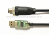 Ftdi usb rs485 a m8 m12 conversión de USB-RS485-M12 serial RS485 M12 usb a rs485 rs422 cable convertidor usb