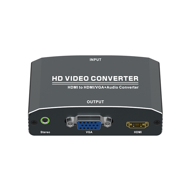 PII-632 Convertidor HDMI VGA+HDMI con audio de 3,5 mm compatible con 1080P