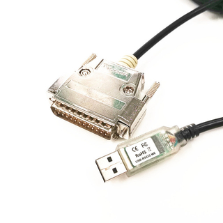 Adaptador de serie USB a RS232 con chip FTDI, programación de controles CNC, conector macho DB25, db9, DB15 de 25 pines, Compatible con US-232R de 1,5 m