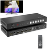 Conmutador cuádruple HDMI multivisor 4K HDMI para 4K@60Hz