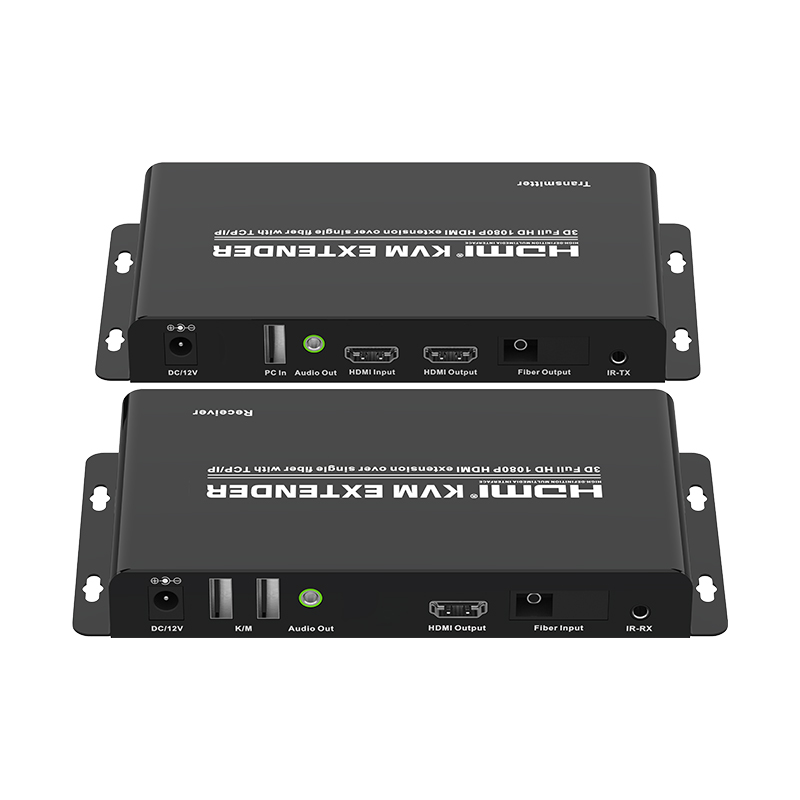 PII-5120K(HDMI1.3 20KM KVM)Extensores HDMI sobre fibra, convertidores HDMI a fibra de 1080p Fibra óptica monomodo hasta 20Km