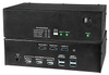 Divisor/Extensor KVM VGA USB personalizado con audio estéreo a través de CAT5 a 1000 pies