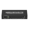 PII-1024E Conmutador/Divisor de Matriz HDMI 4x2 con Extractor de Audio - 4K 60 Hz, Control IR, HDCP 2.2, 4:4:4