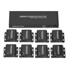 Divisor HDMI PII-108EX60 - Divisor HDMI 4K 1 en 10 salidas - Divisor HDMI alimentado Monitor de 10 vías