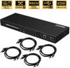 Conmutador KVM HDMI 8X1 personalizado de 8 puertos