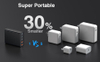Adaptador rápido personalizado del cargador del ordenador portátil del eje del bloque de la estación de carga del cargador 5-Port de 200W 245W USB C