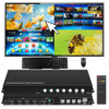 Conmutador de matriz KVM multivisor personalizado, conmutador multivisor HDMI 4K, divisor de pantalla 4 HDMI sin costuras 