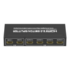 PII-1024E Conmutador/Divisor de Matriz HDMI 4x2 con Extractor de Audio - 4K 60 Hz, Control IR, HDCP 2.2, 4:4:4