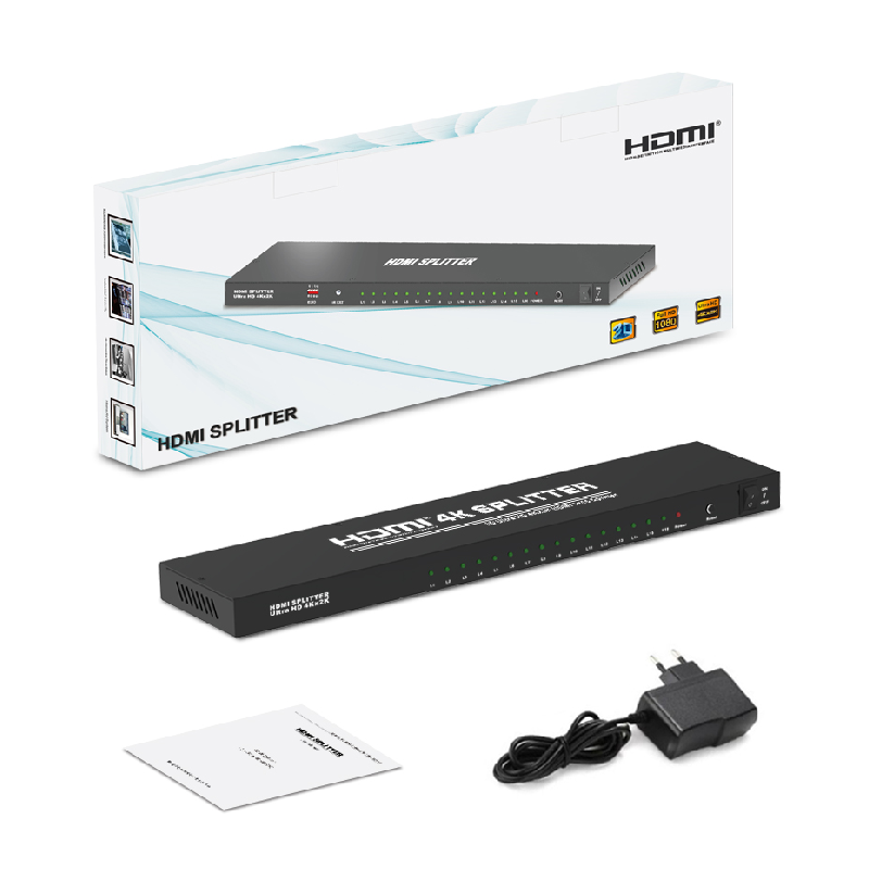 PII-116A DIVISOR HDMI 1X16: 1 ENTRADA 16 SALIDAS, ULTRAHD 4K, EDID