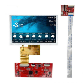 5' interfaz capacitiva del interfaz LCD UART función 800x480 Hmi módulo de pantalla Tft Lcd de 5 pulgadas