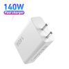 Cargador USB C de 140W, cargador para Mac Book Pro, Nexode PD3.1 PPS plegable, cargador de pared rápido para ordenador portátil GaN de 3 puertos, adaptador de corriente