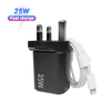 Cargador de pared USB-C de 25 vatios, carga rápida PPS con suministro de energía