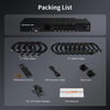 Conmutador KVM USB 3.0 HDMI personalizado 3 monitores 4 computadoras 4K@60Hz