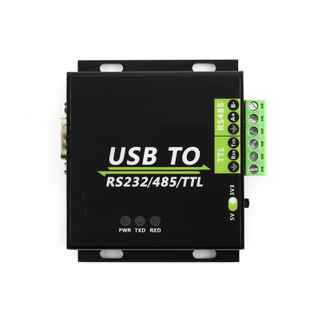 Convertidor de interfaz USB a RS232/485/TTL, aislamiento industrial