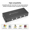Hdmi Arc Extractor Kvm Switch Displayport 4k Usb 2 6 Conmutadores Kvm bidireccionales de 4 puertos Monitor dual