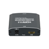 Extensor HDMI PII-631 de 500 pies sobre un solo Cat5e/6, uno a varios monitores mediante conmutador Gigabit Ethernet, vídeo Full HD 1080P@60Hz extendido
