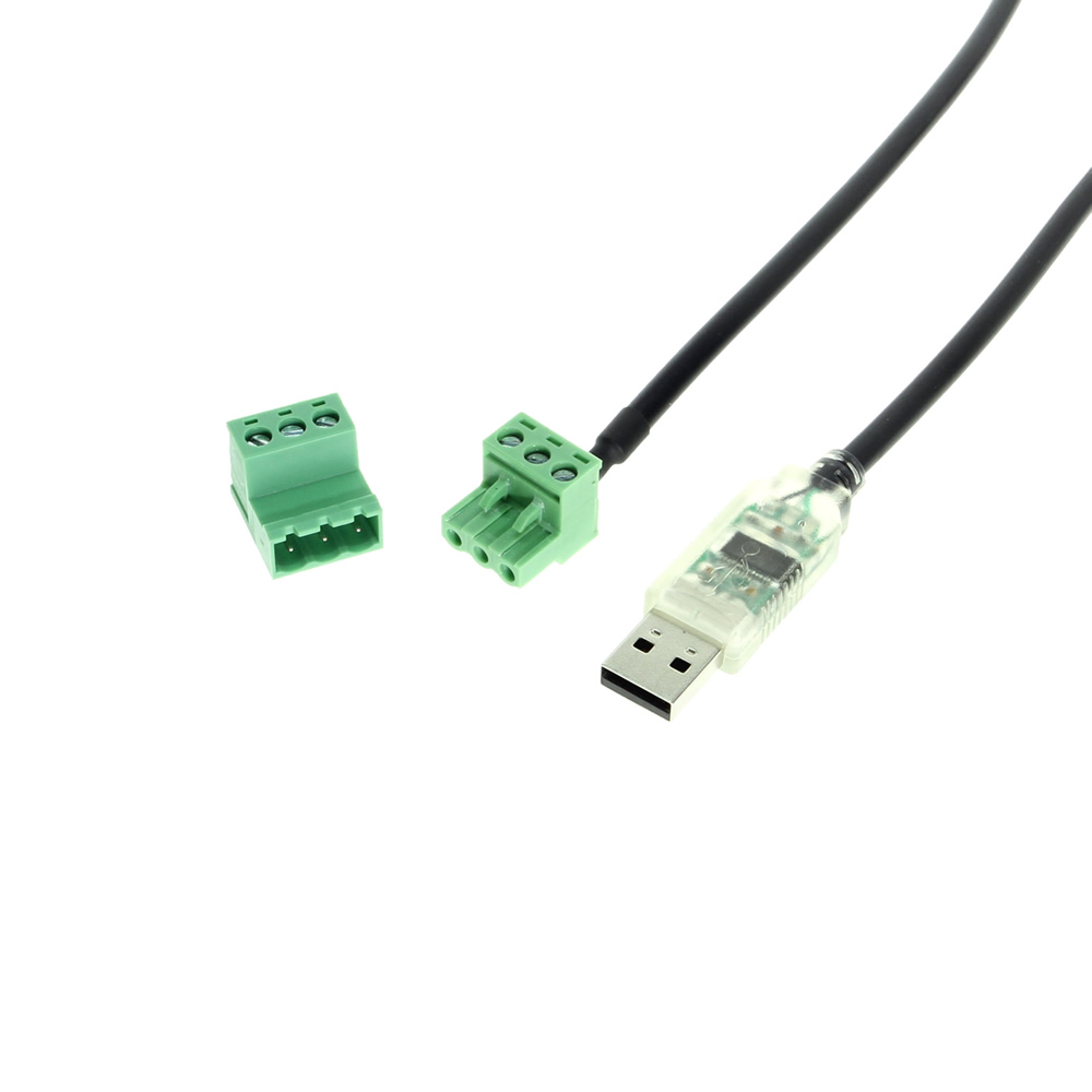 Cable convertidor RS485 con tornillo terminal